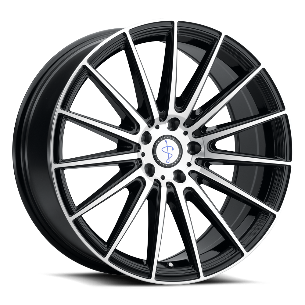 SAPPHIRE LUXURY ALLOYS 03 20x9 BLACK/ACCENT