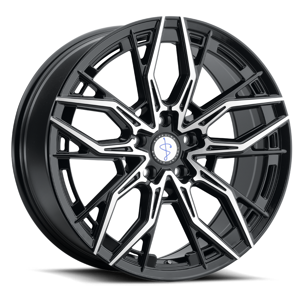 SAPPHIRE LUXURY ALLOYS 07 20x9 BLACK/ACCENT